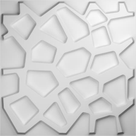 Ekena Millwork 19 5/8in. W x 19 5/8in. H Dublin EnduraWall Decor 3D Wall Panel Covers Total 133.73 Sq. Ft., 50PK WP20X20DUWH-CASE-50